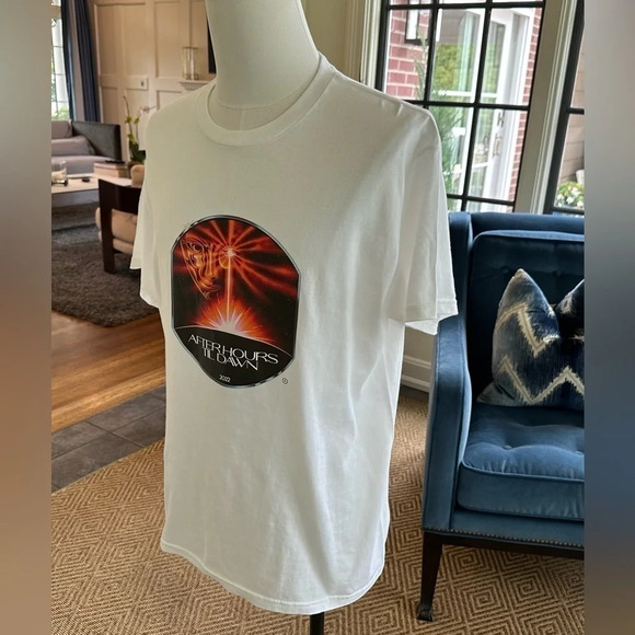 THE Weeknd XO Men’s VIP After Hours Til Dawn 2022 Global Stadium Tee Size L - Picture 4 of 10